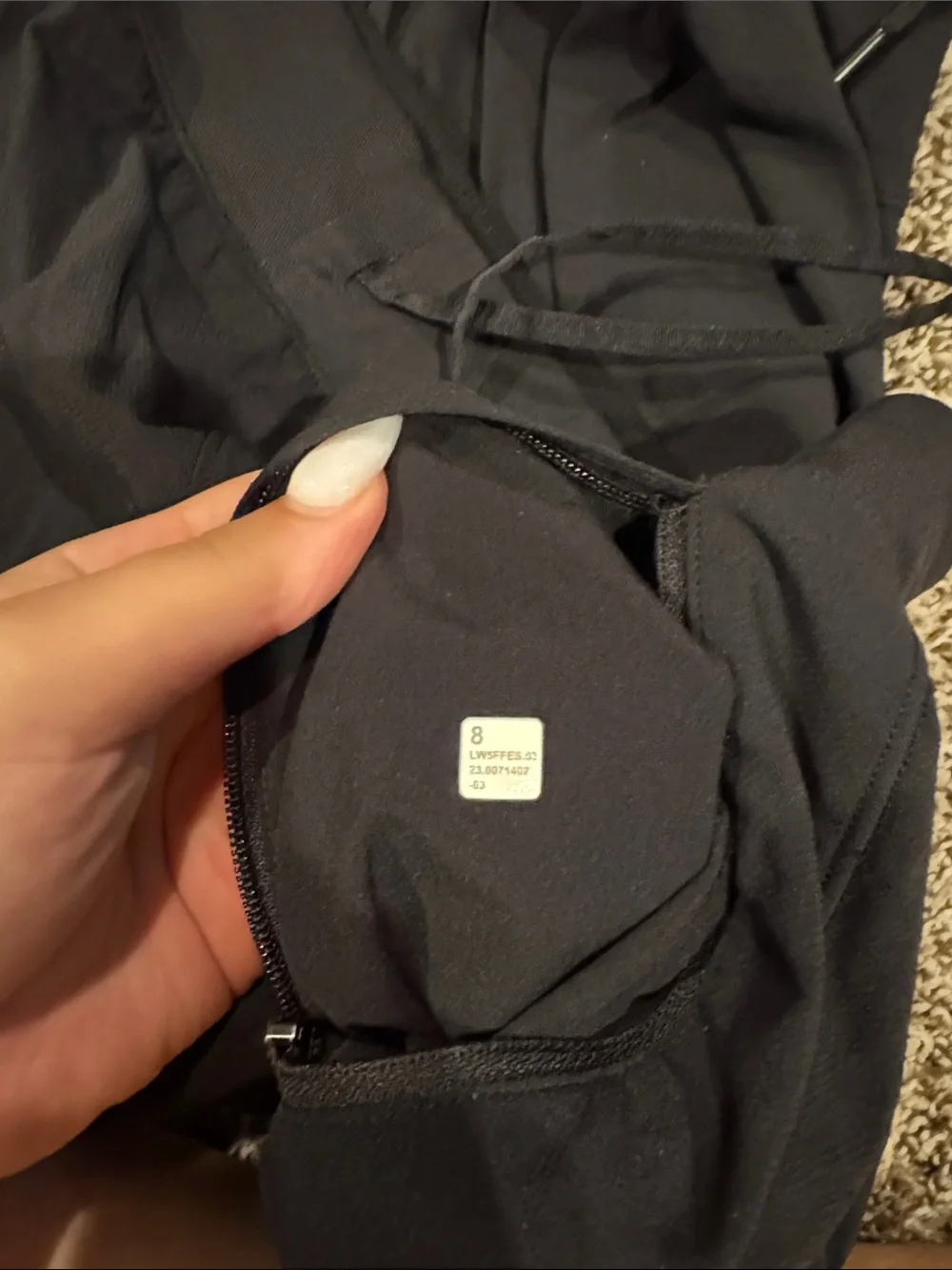 lululemon athletica streamlined black
